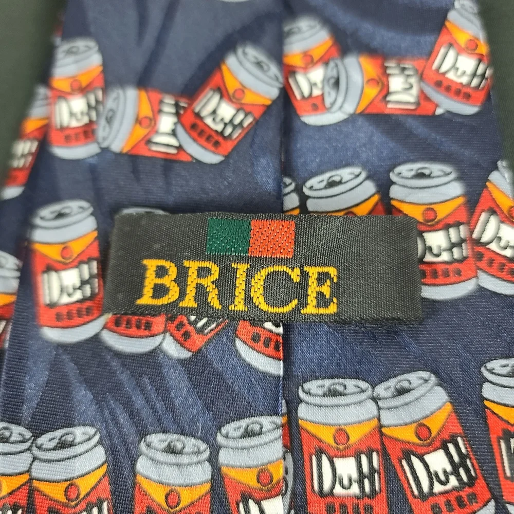 Homer Simpson/ Duff Beer Silk Tie